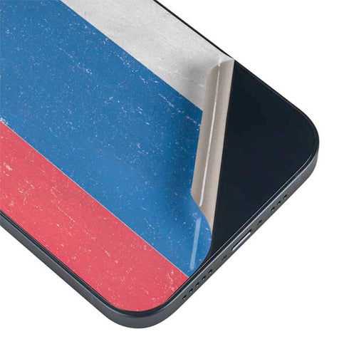 Slovenia Flag Distressed iPhone 15 Plus Skin